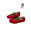Sapatos Mary Jane Franceses Estilo Ballet com Tiras Cruzadas para Mulheres Verão 2026 Novos Mocassins Retro Slip-On com Bico Quadrado