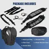 Bolsa para Casco de Asiento Trasero de Motocicleta Bolsa de Ciclismo de Gran Capacidad Mochila de Viaje Bolsa Impermeable para Cola Trasera Equipo para Motociclista