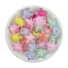 Contas acrílicas transparentes em formato de estrela de cinco pontas de 15mm a granel material para beadwork pulseira joias DIY acessórios