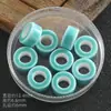 Pulsera de Cerámica de Color Sólido con Cuentas de Donut Accesorios Cuentas Espaciadoras Cuentas Sueltas Joyería Hecha a Mano para DIY Cuentas de Colores con Agujero Grande