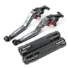 Adecuado para Kawasaki Z1000/R Ninja1000Sx Palanca de Freno y Embrague Plegable Modificada Manija de Freno de Mano Funda de Goma