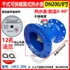 Medidor de Água Tipo Seco com Rotor de Parafuso Destacável e Flange Lxlc/G Antichama para Água Quente e Fria Medidor Digital de Água da Rede