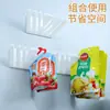 Estante de almacenamiento para cocina del hogar, ganchos sin taladro, fila de estantes colgantes para puertas de gabinetes, organizador de almacenamiento colgante