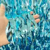 Cortina de Tinsel Colorida Curva 2m para Porta de Festa de Natal, Ano Novo, Aniversário - Imagem Principal Cortina Decorativa para Porta