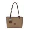 Bolso de mujer de gran capacidad, nueva colección de moda otoño/invierno 2026, bolso de hombro simple y versátil, bolsa tote casual para el trabajo y los desplazamientos