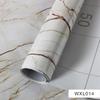 Em nome do atacado pvc real imitação de mármore padrão adesivos papel de parede autoadesivo remodelado à prova de óleo armário de roupas de cozinha papel de parede impermeável