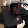 Camisa Polo Leishibert de Nylon y Fibra de Bambú para Hombre, Camiseta Versátil de Manga Corta, Nueva de Verano, Transpirable, Moderna, Camiseta de Manga Corta