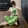 Conjunto Deportivo Casual de Verano para Niña, Camiseta de Manga Corta para Mujer, Holgado y Moderno, Conjunto de Dos Piezas Adelgazante, Exportación