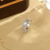 Anillo Brillante de Circonita Cúbica, Joyería de Nicho de Alta Gama, Anillo Ajustable Versátil de Moda Más Vendido 2026