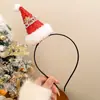 Acessórios de Cabelo de Natal Estilo Floresta Presépio Grampo de Cabelo Orelhas de Galho Fofas para Crianças Acessórios de Tiara Pequenos Grampos Acessórios de Cabelo