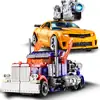 Coche de Juguete Modelo Transformable, Robot King Kong Grande, Dinosaurio Avispa, Figura de Acción Grimlock, Aleación Genuina para Niños y Niños