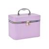 Bolsa de Maquiagem Portátil Conjunto de Três Peças Estilo Coreano Bolsa de Armazenamento Embossada Grande Capacidade para Viagem Bolsa de Armazenamento para Viagem