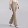 Pantalones de Yoga Acampanados para Mujer para Principios de Otoño, Ropa Deportiva Ajustada para Correr y Fitness, Entrenamiento de Pilates, Pantalones Deportivos de Cintura Alta que Levantan los Glúteos Venta al por Mayor