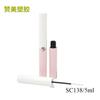 Tubo de rímel de 5 ml, líquido para el crecimiento de pestañas, tubo vacío, redondo, de plástico, base para pestañas, contenedor de crema, material de embalaje al por mayor