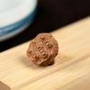 Palo de rosa natural tallado pequeño colgante de Loto diy hecho a mano casero accesorios para cadena de teléfono móvil joyería de madera al por mayor
