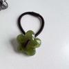 Anillo para el Cabello de Flor de Principios de Primavera Cuerda para el Cabello Fresca y Sencilla Elegante Cuerda para Cola de Caballo Accesorios para el Cabello de Celebridad de Internet para Mujer Tendón de Goma de Alta Elasticidad