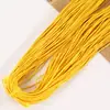 Banda elástica redonda de 0.8-2.0 mm, cordón elástico de látex colorido para joyería, manualidades hechas a mano y pulseras