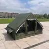 Tienda de Campaña Exterior Color Verde Militar 6.3 Tienda Inflable Universal de Cuatro Estaciones para Campamento en Casa al Aire Libre Casa de Picnic