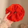 Goma para el pelo dulce floral estilo bosque para mujer, coleta suave y de alta gama estilo coreano, cuerda grande para el pelo, accesorio para el pelo de Ins, accesorio para la cabeza