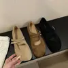 Primer Encuentro Zapatos Planos de Mujer Estilo Francés con Punta Redonda Temporada Otoño 2026 Nuevos Zapatos de Ballet Mary Jane Retro Zapatos Birkenstock