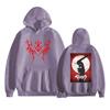 Sudadera con capucha y forro polar con estampado 2D de Berserk, estilo espada transfronterizo, para parejas