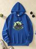Sudadera con capucha de manga larga para primavera y otoño, moda para mujer, nueva, holgada, adelgazante, cuello redondo, que reduce la edad, top estampado, sección delgada