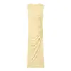 Z Estilo Europeo Transfronterizo 2026 Nueva Moda Temperamento Ropa para Mujer al por Mayor Vestido Midi Plisado Ajustado 1026256