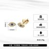 Pendientes Ojo del Diablo transfronterizos de comercio exterior s925 Pendientes de Joyería de Plata traje de joyería procesamiento de joyería de plata