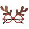 Gafas Navideñas Transfronterizas 2025 Accesorios para Fotos Navideñas para Adultos y Niños Montura de Gafas de Muñeco de Nieve Árbol Lazo