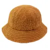 Sombrero de Pescador de Piel Sintética Sedex/Bsci, Adelgazante, Vintage, Cálido Sombrero de Cubo, Sombrero de Otoño e Invierno