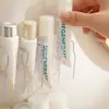 Suporte de Pasta de Dente de Parede Sem Furos Rack de Armazenamento para Sabonete Facial de Banheiro Suporte Transparente para Fixação de Artigos de Higiene Pessoal Venda por Atacado