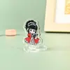 Merchandising de Caricaturas de Celebridades Anime Grabado con Láser Adornos de Escritorio de Acrílico Stands de Acrílico Laminado de Doble Cara Hechos a Medida