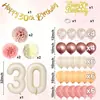 Los Globos de Látex con Purpurina Rosa de Pasta de Frijol Más Vendidos de Amazon Set de Globos de Atmósfera con Globo de Flor de Papel para Niña de 10 Cumpleaños