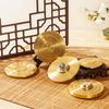 Brújula de latón multicapa giratoria para la punta del dedo, brújula portátil para feng shui, artesanías tradicionales, adornos de cobre, venta al por mayor de fábrica