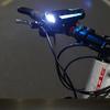 Luz de bicicleta con bocina solar faro luz multifuncional para ciclismo al aire libre iluminación luz nocturna carga dual USB luz nocturna