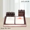 Fábrica de Origen 2026 Calendario de Escritorio de Secuoya de Gama Alta Adorno de Escritorio Ejecutivo de Madera de Lujo para Oficina