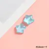 Accesorios de Resina de Color Gelatina Transparente Luminoso Estrella de Cinco Puntas Pegamento Crema para Manualidades Funda de Teléfono Hebilla de Zapato Accesorios para el Cabello