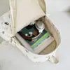 Mochila de alto valor, gran capacidad, estilo coreano, para estudiantes de primaria, verano, estampado de estrellas, mochila de doble hombro, estilo ins, mochila pequeña y fresca