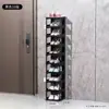 Zapatero simple desmontable de múltiples capas para entrada de casa, zapatero estrecho para pasillo, zapatero para dormitorio, zapatero para vivienda de alquiler