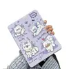 Funda morada de cachorro adecuada para tableta iPad 11/10ª generación, air8/7Y plegable mini6 con ranura para lápiz, Pro13