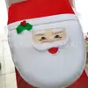 Decoraciones navideñas, Artículos navideños, Cubierta para inodoro de Santa Claus, Cubierta para inodoro navideña, Decoración de hotel, Manualidades navideñas