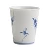 Taza de Maestro de Falenopsis pintada a mano con esmalte debajo Cerámica blanca china taza de té blanco aceite de cerdo blanco taza de té de alta gama embalaje de caja de regalo