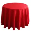 Especial Transfronterizo para Crochet Simple Liso Poliéster Mantel Redondo Grande Mantel para Mesa de Comedor Redonda Mantel para Mesa de Banquete de Hotel