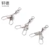 Acessórios Pequenos para Pesca Suprimentos de Pesca Conector Tipo B Pino Duplo Aço Inoxidável Equipamento de Pesca Acessórios de Pesca
