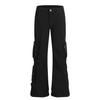Moda en Stock 2025 Elegantes Pantalones Largos Rectos de Algodón para Mujer de Color Sólido Cintura Media Pantalones Casuales Venta al por Mayor del Fabricante 10