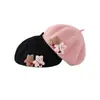 Boina Infantil para Niñas, Nueva Elegante Boina para Niña Otoño/Invierno 2026, Gorro de Felpa para Bebé Primavera/Otoño