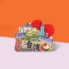Imanes de Nevera Culturales y Creativos de Hong Kong, Macao, Taiwán, Imanes Personalizados de Paisajes Urbanos, Regalos de Atracciones Turísticas, Fábrica de Origen, En Stock