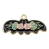 Transfronterizo 125 Goteo de aceite Fantasma de Halloween Calavera Murciélago Muerte Colgante DIY Pulsera Llavero Colgante de Joyería