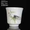 Venta de liquidación: Tazas de Té de Cerámica con Chapado en Plata, Juego de Té Kung Fu de Gama Alta, Tazas de Maestro de Porcelana de Jade de Lujo al por Mayor