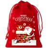 2026 Transfronterizo Xiyin Temu Nuevas Bolsas de Regalo de Navidad de Venta Caliente Bolsas de Terciopelo Fiesta de Navidad Bolsas de Dulces Festivas